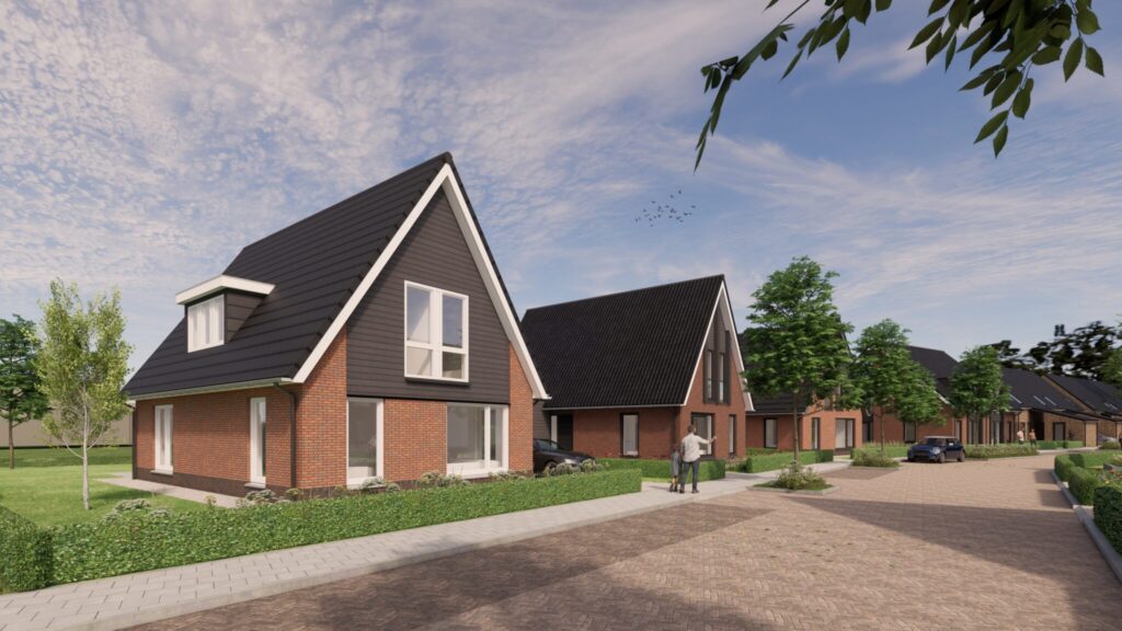 Impressie van een vrijstaande woning op kavel 14 in Plan Koepoort, Stavoren