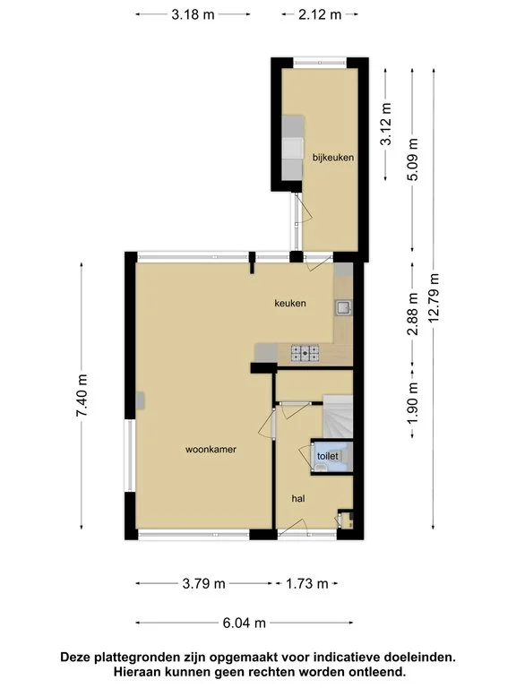Jacobus Boomsmastraat 15, Sondel – plattegrond
