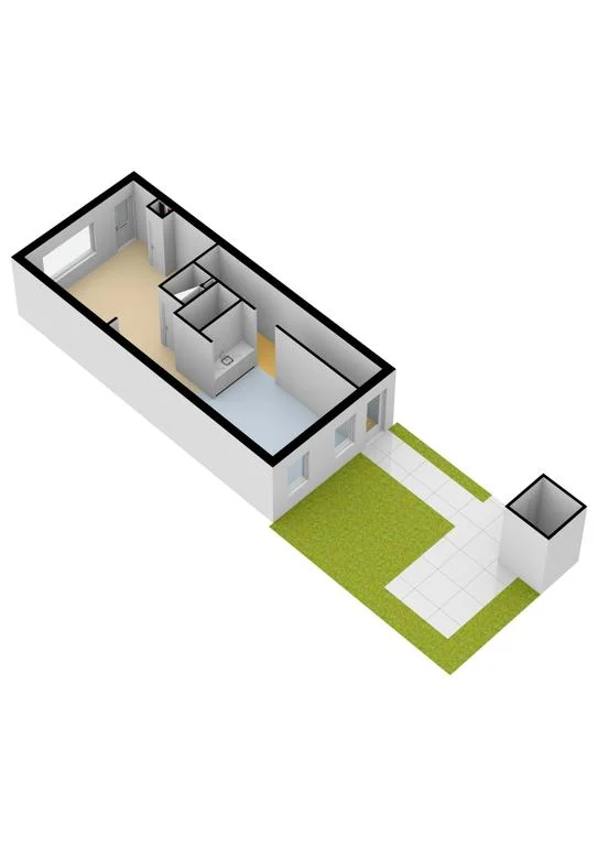 Midstrjitte 20, Woudsend – plattegrond