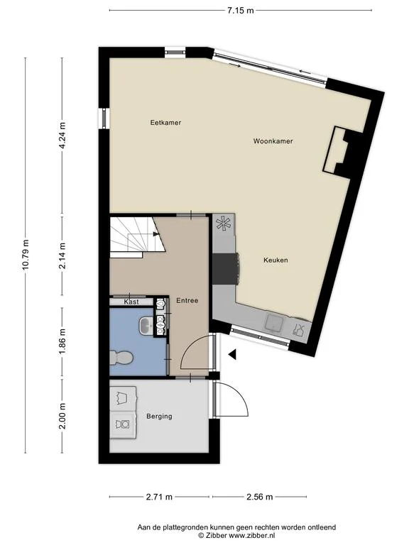 Het Brekkense Wiel 195, Lemmer – plattegrond