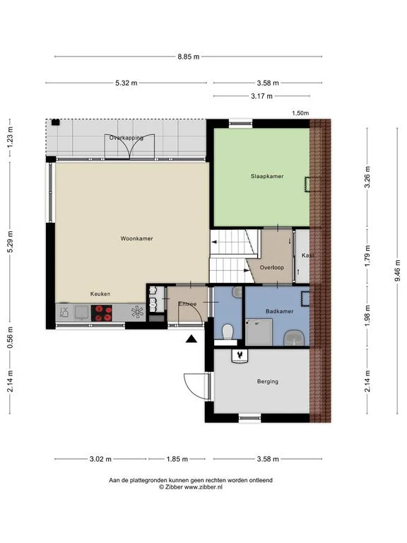 Mutserd 82, Lemmer – plattegrond