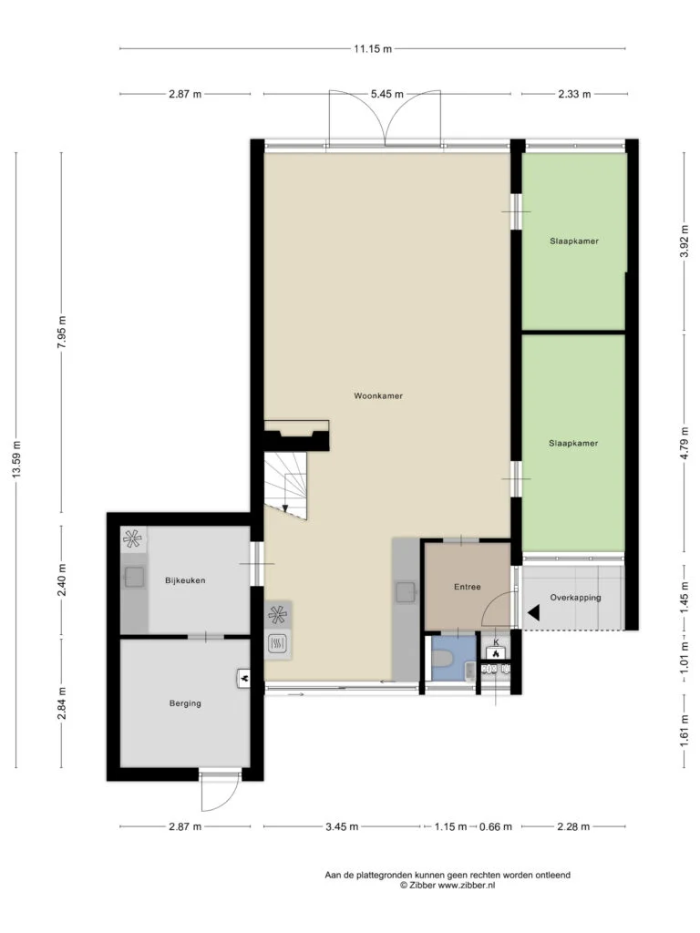 Heegermeerstraat 27, Lemmer – plattegrond