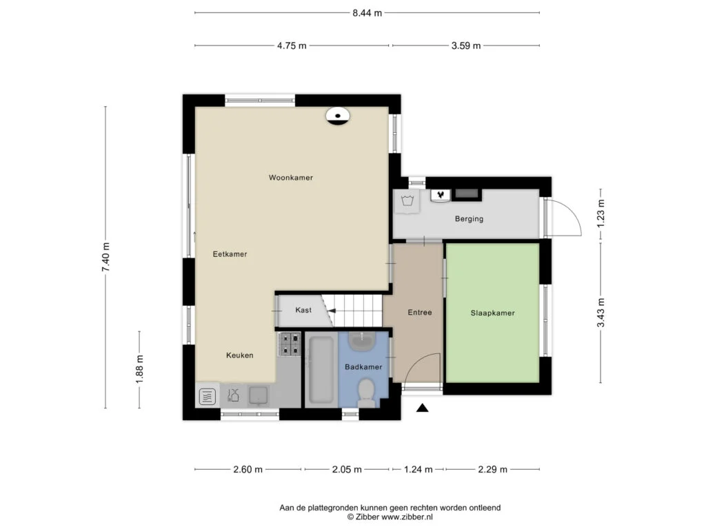 Binnenweg 12-38, Paasloo – plattegrond
