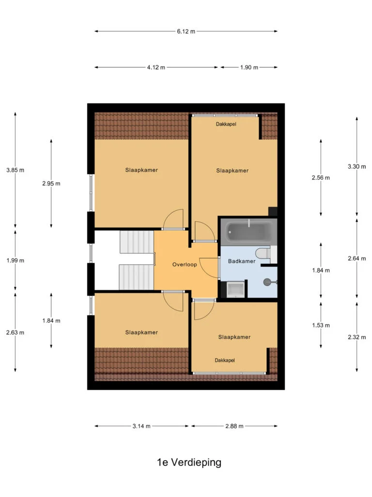 De Warren 3, Woudsend – plattegrond