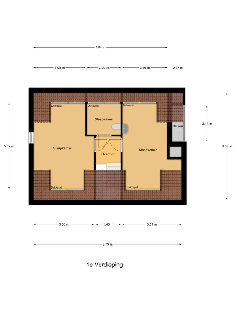 Markant 5, Balk – plattegrond