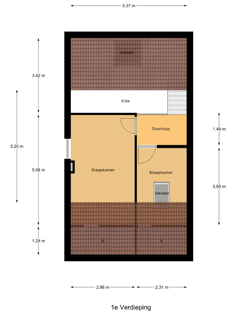 Kemphaan 30, Lemmer – plattegrond