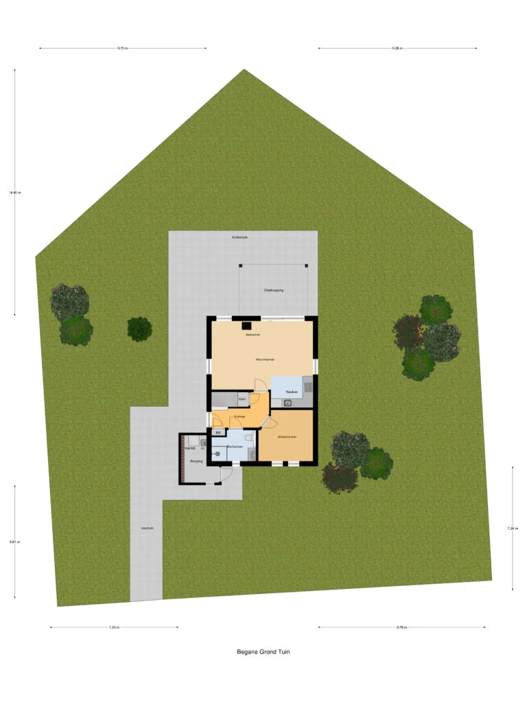 Beuckenswijkstraat 28-21, Sondel – plattegrond