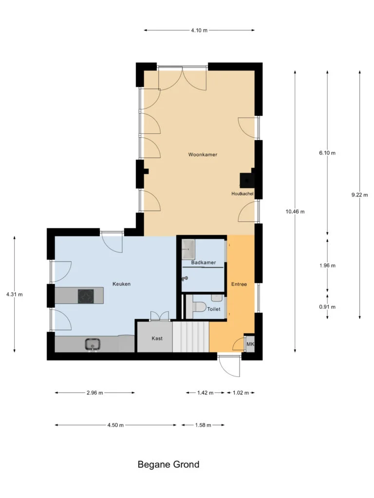 De Bongerd 42, Rohel – plattegrond