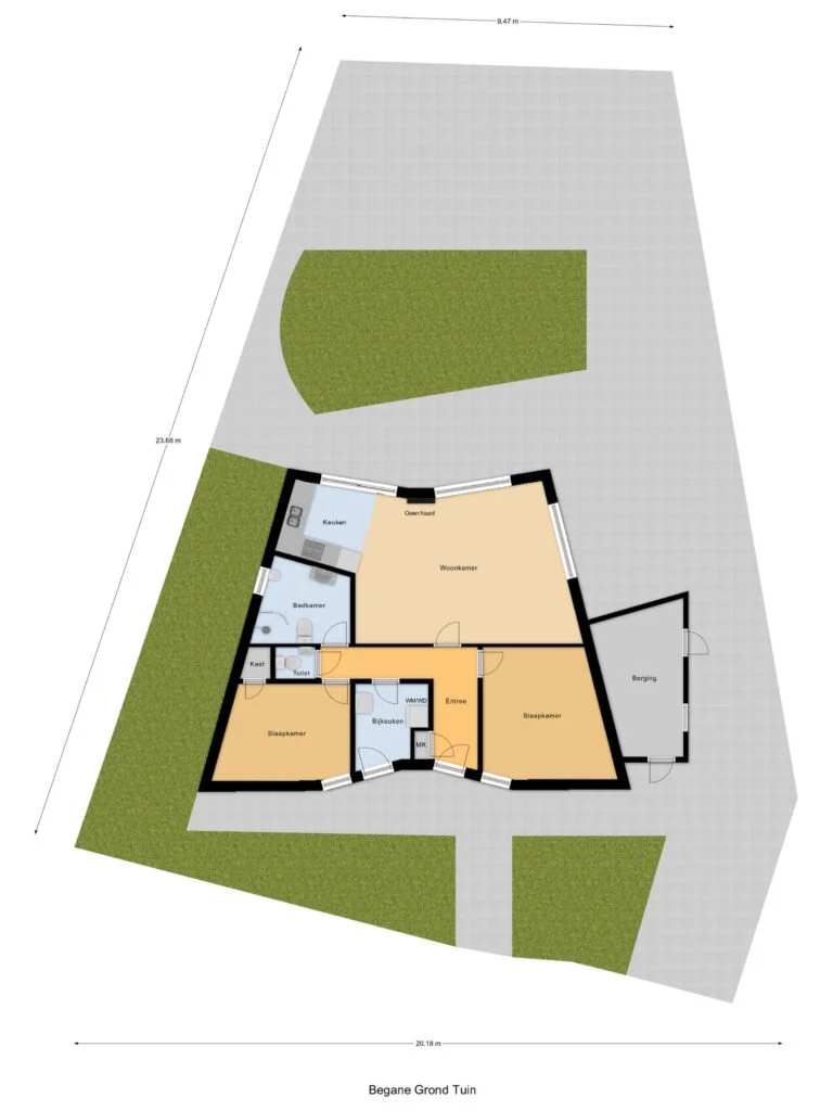 Brekkenweg 4-19, Lemmer – plattegrond