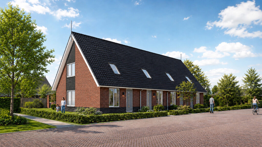 Impressie van nieuwbouwproject Buitenkans in Lemmer