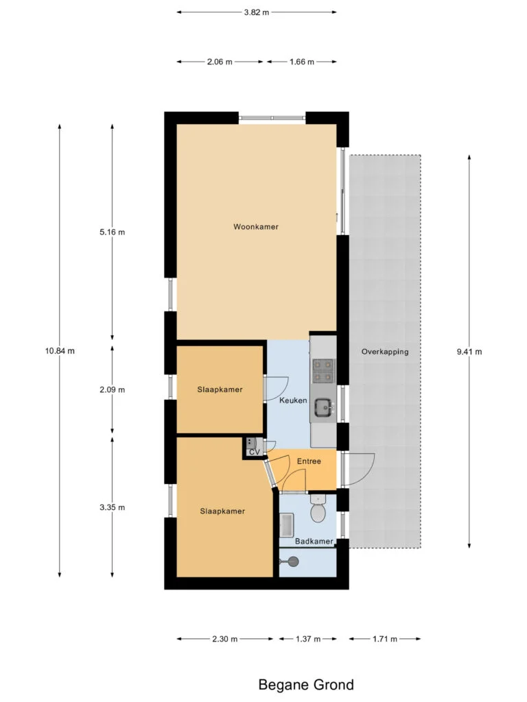 Oude Balksterweg 2-219, Oudemirdum – plattegrond