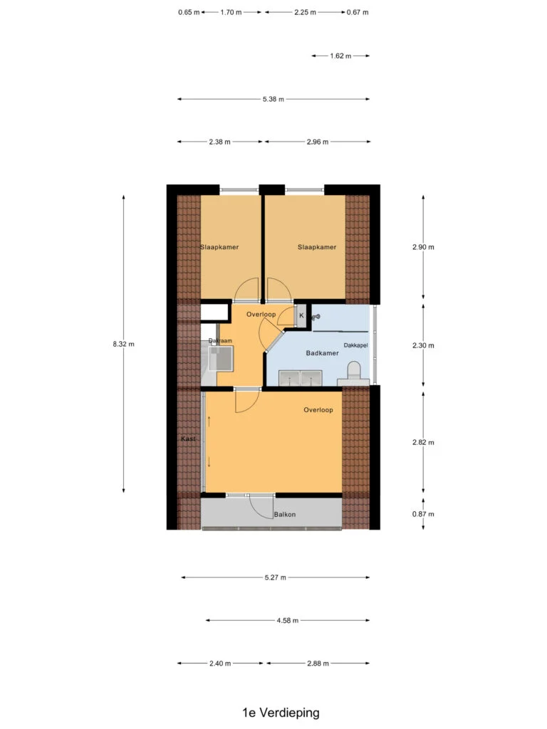 Nr 44, Indijk – plattegrond