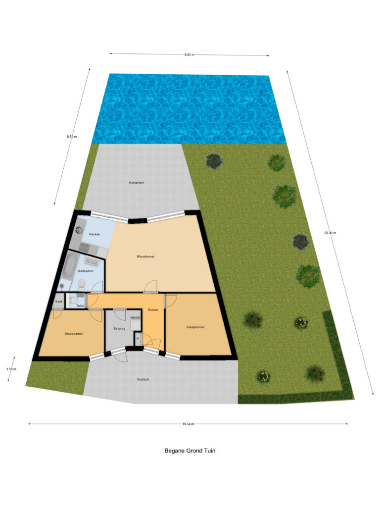 Brekkenweg 4-41, Lemmer – plattegrond