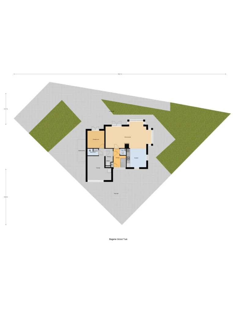 De Greiden 128, Indijk – plattegrond