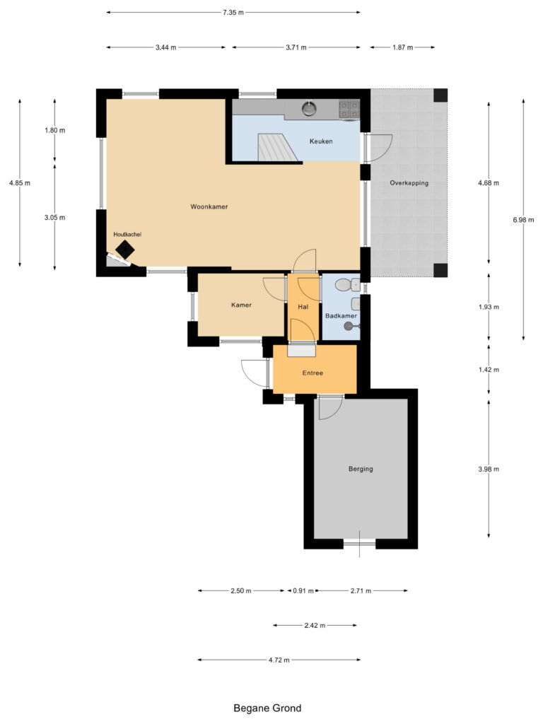 Meerpad 13, Echten – plattegrond